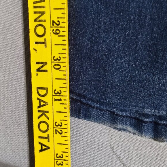 Democracy jeans women's size 10 ink blue colour "Ab"solution flare mid rise - Picture 13 of 15